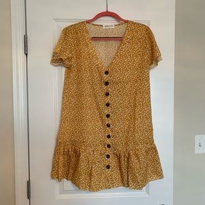 Goodnight Macaroon Button Front Dress NWT